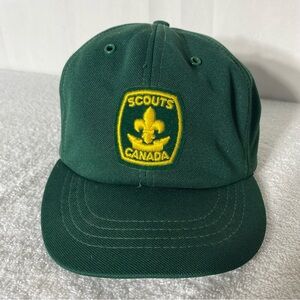 Vintage Boy Scouts Of Canada Official Beret Green Hat